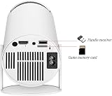 TechBrix X10 Plus Retro Game Console Projector 4K HDMI WiFi 2 Controllers view 3