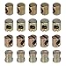eBoot 20 Pack M6 Barrel Nuts Cross Dowels Slotted Nuts for Furniture Beds Crib Chairs