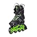 K2 Skate Men's F.I.T. Pro 84 Inline Skates, Black/Green, 12