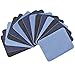 Aboat 15 Pieces Iron On Patches Combo Iron On Denim Cotton Patches Denim Iron-On Repair Kit, 5