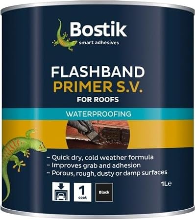 Bostik Flashband Primer SV 1L for Roofing & Waterproofing | STX522766