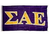 Sigma Alpha Epsilon Letter Fraternity Flag Greek Letter Use as a Banner 3 x 5 Feet Sign Decor SAE