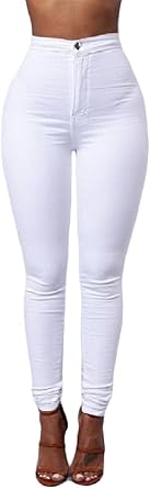 calça jeans colada feminina