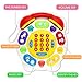 Phone Toy, Smart Phone With 22 Button 62 Sound and Music, Funcorn Toys Telephone For Kid Child Baby Toddler, Home SmartPhone Toy For Learning Educaton