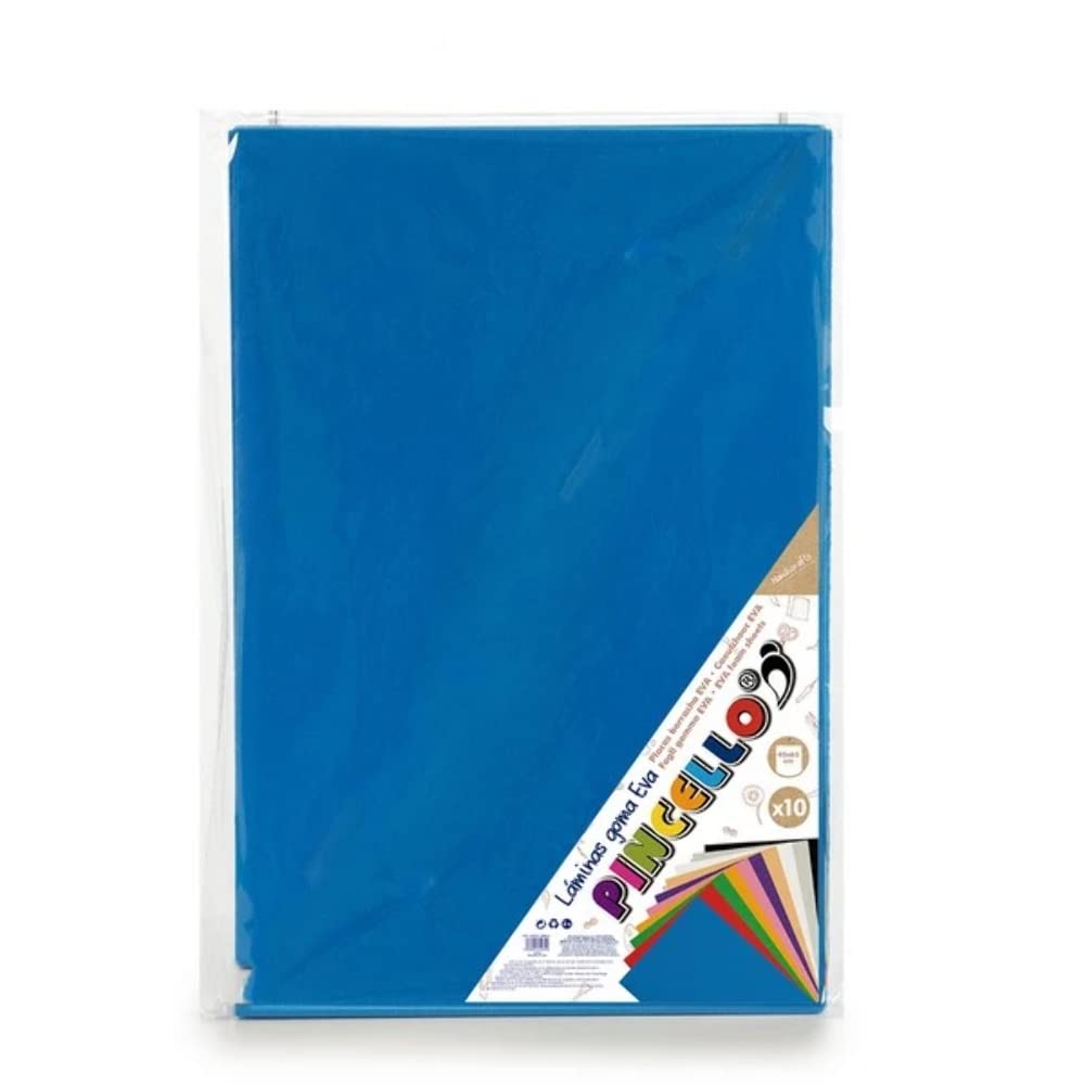 Pincello S3600184 Blue Paper, EVA Rubber 10, 65 x 0.2 x 45 cm, 10 Pieces