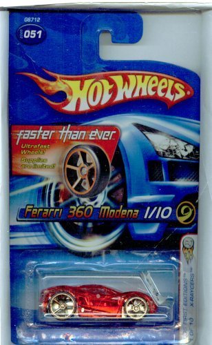 Hot Wheels 2005-051 First Editions Ferrari 360 Modena 1/10 X-raycers Faster Than Ever 1:64 Scale