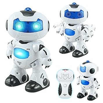 Instabuyz Dancing Robot with LED Light, Music, Song and Programming Dance