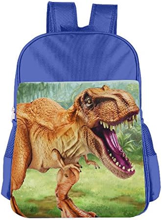 Gibberkid Children Dinosaur T-Rex School Backpack Bookbag Boys/Girls For 4-15 Years Old RoyalBlue