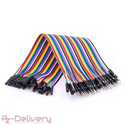 AZDelivery ????? Jumper Wire Kabel 40 STK. je 20 cm F2M Female to Male für Arduino und Raspberry Pi Breadboard