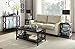 Convenience Concepts Omega End Table with Shelves, Black