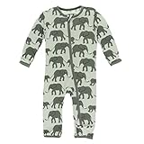 Kickee Pants Little Boys Print Coverall with Zipper