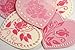 Designer Stencils Roses are Red Cookie Stencil Set, Beige/Semi-Transparent, Fits 3