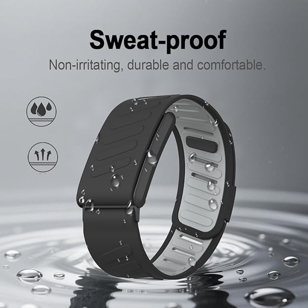 SLEEPHEAD® WHOOP SportFlex,Compatible with WHOOP 5.0,One and Peak – Waterproof, Sweatproof, Silicone Accessory for Health & Fitness,Wearable, Sleep