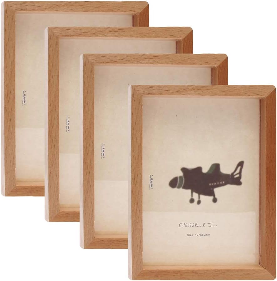 ZYWJUGE 3.5x5 Picture Frame for Tabletop Wood Photo Frame