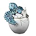 znewlook Hatching Baby Turtle from an Egg Metal Jewelry Box Hatching Egg Trinket