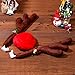 Christmas Car Reindeer Antler Decorations,Vehicle Xmas Decorations Auto Decoration Kit with Jingle Bells Rudolph Reindeer and Red Nose for Car Accessories Christmas-Antlers