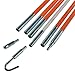 Klein Tools 56325 Fish Rod Set with Glow Rod for Pulling Wire, 25-Foot