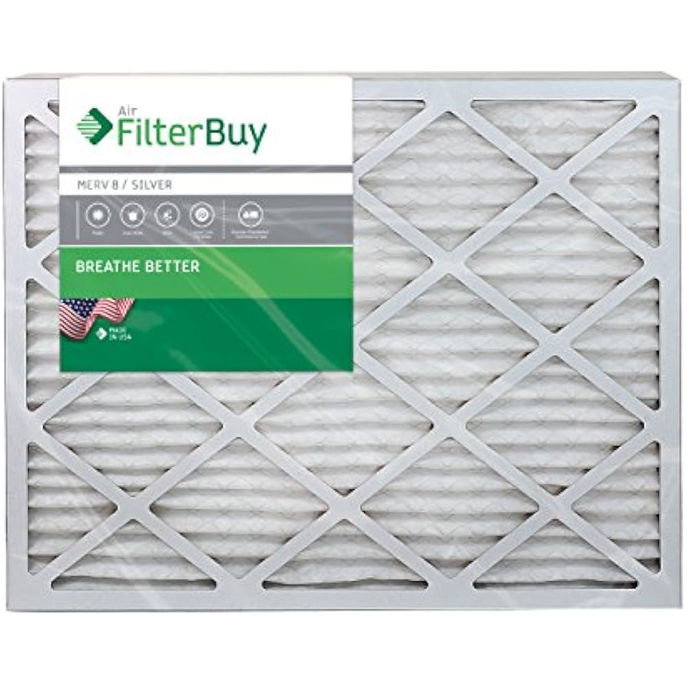 14x30x1 MERV 8 Pleated AC Furnace Air Filter, (Pack Of Filters