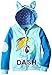 My Little Pony Little Girls' Hasbro Rainbow Dash Costume Hoodie, Light Blue/Blue, 4