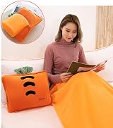 Rikyo 15" Stuffed Pineapple Travel Pillow Blanket Kids Gift Warming Hands view 6