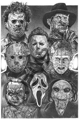 Decorative Posters Special Design Horror Nights Movie Custom Home Decoration Art Photo Poster Prints 20 x 30 Inch Wall Sticker