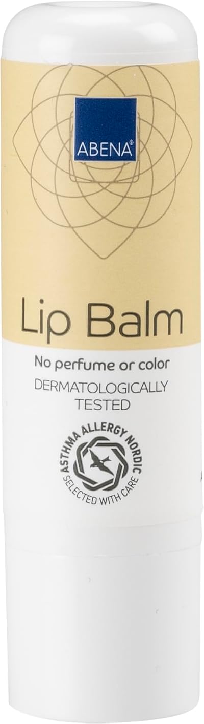 ABENA Chapstick Lip Balm 5g Fragrance Free Moisturiser Dry Cracked Sensitive