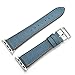 Balerion-Single Tour Watch Band,Genuine Leather Watch Band for APPL-Watch Series 1 Series 2 Series 3 Series 4-42mm/44mm Single Tour Dark Blue