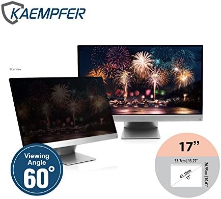 KAEMPFER Anti-Blue Light Privacy Screen Protectors Filter for Standard Monitor 17 inch 5:4 (13.3" x 10.6" / 337 x 270mm)