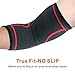 Idefair(TM) Fitness Elbow Compression Sleeves Men Women Elbow Brace Support for Arthritis Tendonitis Bursitis Recovery Reduce Joint Pain Lifting Exercise, 1 Pair, Medium Size (10.24-11.81 inches)