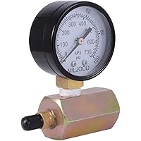 SharkBite 3/4 Inch Pressure Test Kit, 100 PSI, Push to Connect Brass Plumbing Fitting, PEX, Copper, CPVC, 25489Z