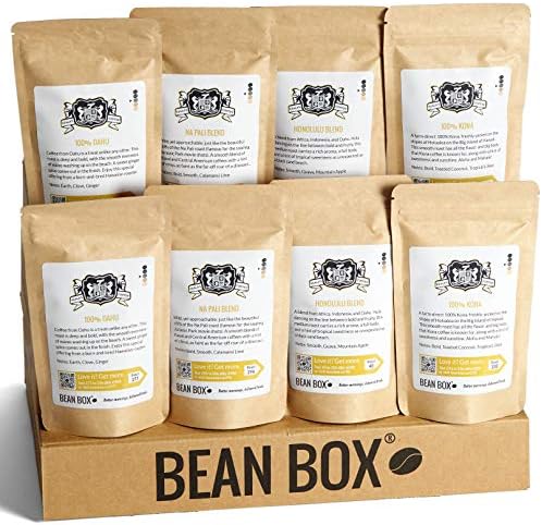 Bean Box - Hawaiian Coffee Deluxe Sampler (Includes 100% Kona and Oahu)