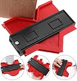 Contour Gauge Duplicator 5 Inch Contour Profile Gauge, Multi-functional Plastic Contour Duplicator Edge Shaping Measure Ruler for Tiling Laminate Woodworking Practical Tool
