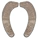 Sinland Paste-type Portable and Washable Toilet Seat Warmer Toilet Seat Cover Cushion Pads (Blue+Green+Light Brown) 15.7inchx3.1inch