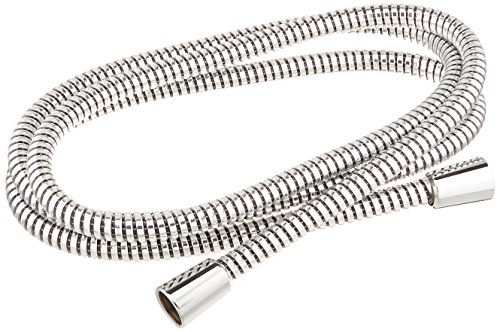 40 Ultraflex Black/Chrome Ribbon Hose - Size: 84