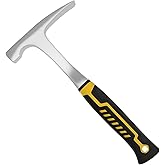 Sheet Metal Hammer 16oz Tinners Hammers High Carbon Steel HVAC Hammer Flat Head Design Welding Chipping Hammers for Woodworki