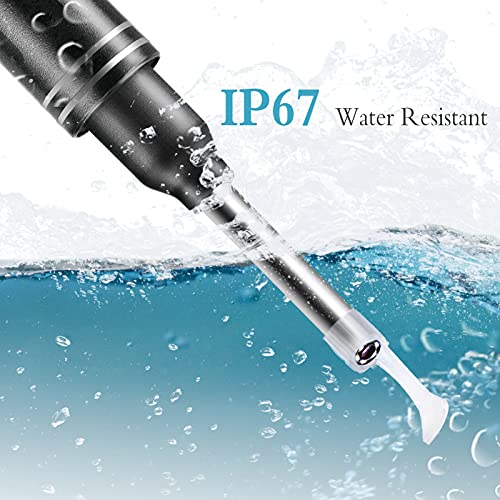 Nazano Ear Endoscope,Ear Wax Remover Tool,WiFi Visual Ear Cleaner 3.5mm with 1080P HD Ear Camera,8 Ear Picks for Kids and Adults,Compatible with iPhone, iPad, Android Phones & Tablets