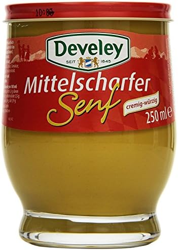 Develey Medium Mustard, 250 ml
