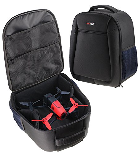 Navitech Rugged Black & Blue Backpack/Rucksack/Case/Cover For The Parrot Bebop 2 Quadcopter Drone