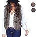 Sunward Women Faux Fur Waistcoat Vest Winter Warm Short Outerwear Jacket Coat