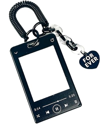 2Pcs White Black Photocard Holder Keychain ID Badge Barbados