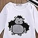 3pcs/Set Newborn Baby Boys Girls Animal Long Sleeve T-shirt Tops Pants Hat Outfits