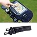 YAZER Bicycle Bags Cycling Cylindrical Portable Bicycle Bike Front Handlebar Bag with Transparent Pouch for Riding and More Outdoor Activities (Dark Blue)