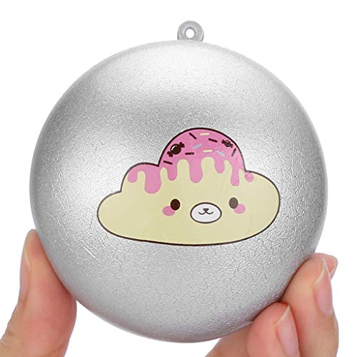 3Pcs Squishies Squishy Toy Party Favors for Kids Babies Mochi Squishy Toy Moji Kids Party Favors Mini Kawaii Squishies Mochi Bread Pendant Scented Charm Stress Reliever Anxiety Toys (Multicolor) - Thumbnail 6