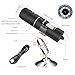 Wireless Digital Microscope,Gruper Wifi Handheld Microscope with 2MP Camera 1080P HD Video Recorder,50x to 1000x Magnification,8 LED Lights Kids Microscope for iPhone/iPad/Android phone(Black)
