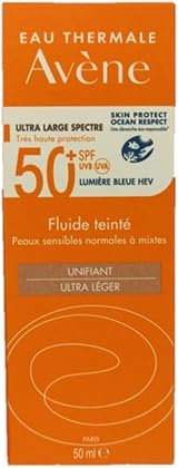 Avène SPF 50+ Tinted Sunscreen Fluid Very High Protection UVB UVA Sensitive view 2