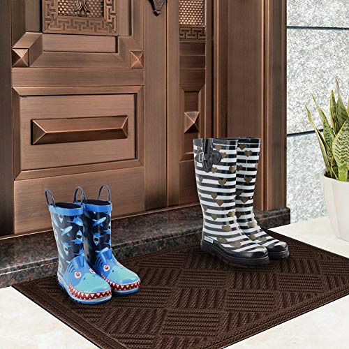 image for Mibao Entrance Door Mat Large Heavy Duty Front Outdoor Rug Non-Slip We