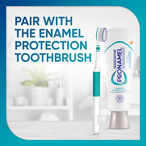 SENSODYNE PRONAMEL GENTLE TEETH WHITENING ENAMEL TOOTHPASTE FOR SENSITIVE TEETH, TO REHARDEN AND STRENGTHEN ENAMEL, AMAZON EXCLUSIVE, FRESH MINT – 4 OUNCES (PACK OF 3)