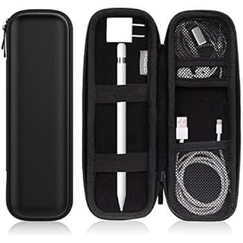 MoKo Holder Case for Apple Pencil/Apple Pencil 2, PU Leather Case for Samsung Stylus Pen Surface Pen, Fit New iPad 10.2 2019/iPad Air (3rd Gen) 10.5