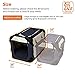 Large Cat Carrier & Dog Carrier for 2 Cats or Medium Dog. Soft Sided Pet Carrier for Travel. Collapsible, Portable with Soft Bed, Top & Side Loading, Locking Zippers, Puppy Crate & Kennel