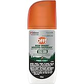 OFF! Deep Woods DEET Free Insect & Mosquito Repellent Spray, 20% Icaridin, Long-Lasting Protection for Camping, Hiking & Hunt